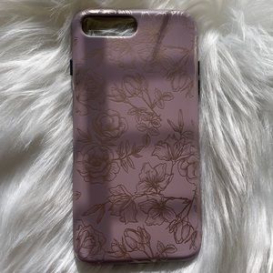 Velvet Cavier Dusty Rose Chrome iPhone 7/8 Plus